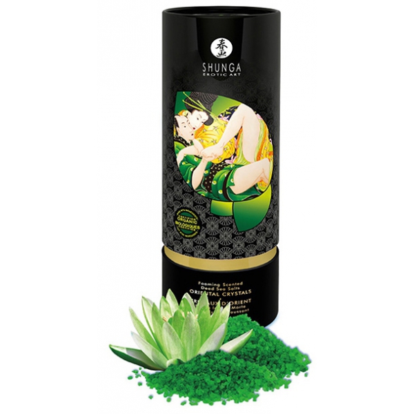 FLOR DE LOTO Cristales de baño Shunga 500g