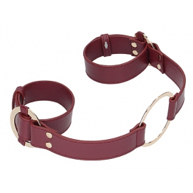 Wrist cuffs with Red Halo Rings
