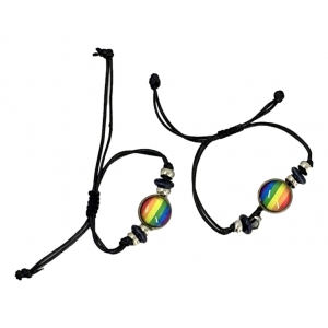 Pride Items Bracciale arcobaleno CIRCLE