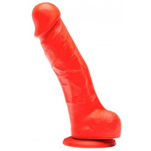 Stretch Real Silikon-Dildo Stretch N°1 - 14 x 3.7cm Rot