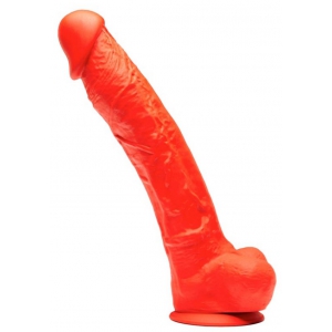 Stretch Real Dildo in silicone Stretch N°6 - 26 x 5,8 cm rosso