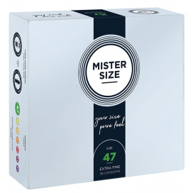 MISTER SIZE Mister Size - Pure Feel - 47 mm - 36 pack