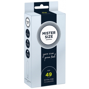 MISTER SIZE Preservativos MISTER SIZE 49mm x10