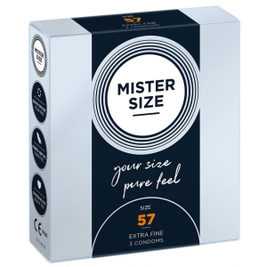MISTER SIZE Preservativos MISTER SIZE 57mm x3