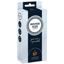 MISTER SIZE Mister Size - Pure Feel - 57 mm - 10 pack