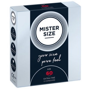 MISTER SIZE Condoms MISTER SIZE 60mm x3