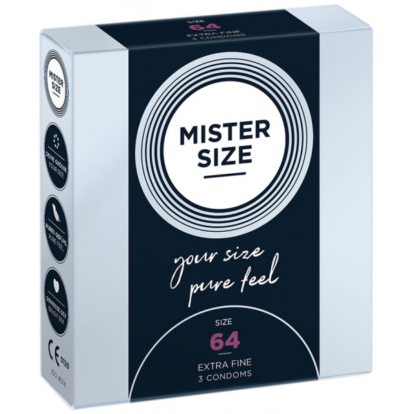 Condoms MISTER SIZE 64mm x3