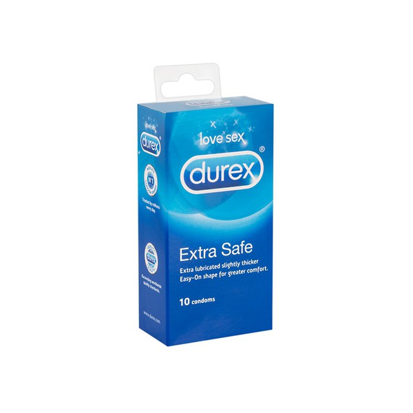 Preservativos Durex Extra Safe x10