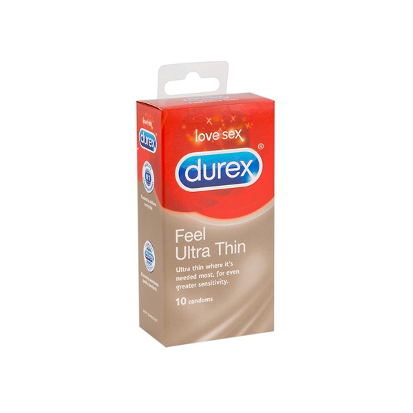Preservativos Ultra Finos Durex x10