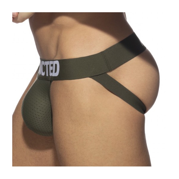 Jockstrap PUSH UP MESH Khaki