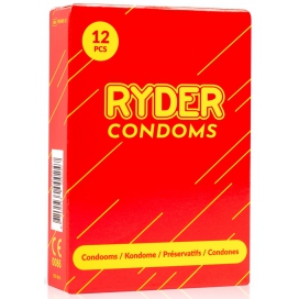 Preservativos de látex Ryder x12