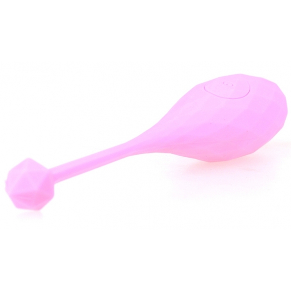 Vibrating egg Diamond Sex 9 x 3.2cm Pink