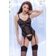 Soahna 3-piece black basque