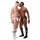 Set van 3 Mister B TORONTO Jockstraps Wit-Zwart-Rood