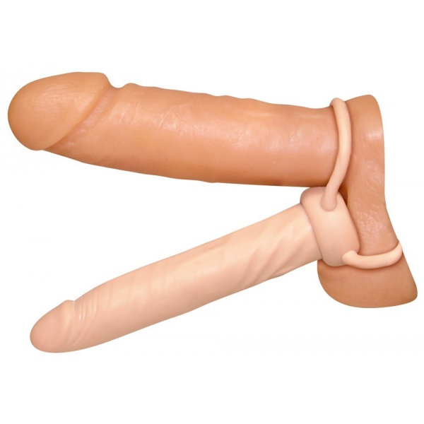 Dildo voor Dubbele Penetratie 13.5 x 2.5cm