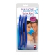 Set di 3 aste per uretra in silicone blu da 16 cm - Diametro 7-12 mm