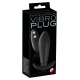 Plug vibrante Vibro 10 x 3,8 cm nero