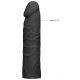 Manicotto per pene Realrock 17 x 4 cm nero