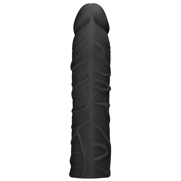 Manicotto per pene Realrock 17 x 4 cm nero