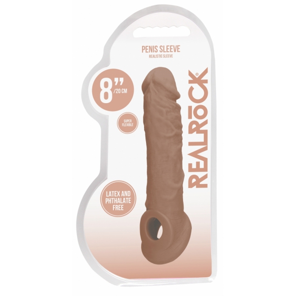 Realrock Curve Penishülle 17 x 4.5cm Latino