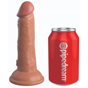 King Cock Elite Realistic Dildo 2Density Six - 15.5 x 4cm Latino