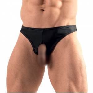 Svenjoyment Tanga DOBLIX efeito Matte Preto