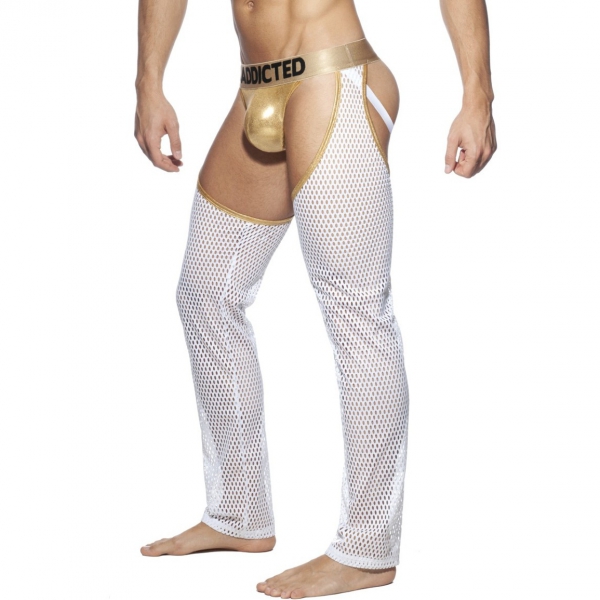 JOCK PANTS Gold-White