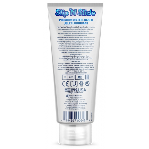 Slip'N Slide Premium Jelly Lubricant - 59ml/2oz