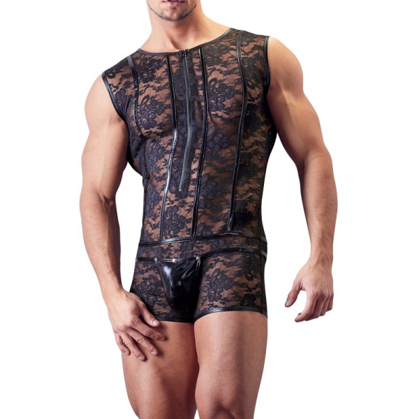 LACE FLOWER Lace Body Negro