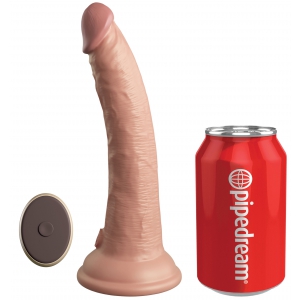 King Cock Elite 2Density Zeven vibrerende dildo - 18 x 4cm