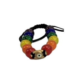 Pride Items Pulsera arco iris de OJO