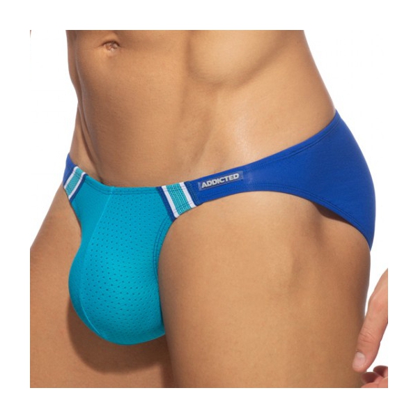 Bikini MINI MESH Blue-Turquoise