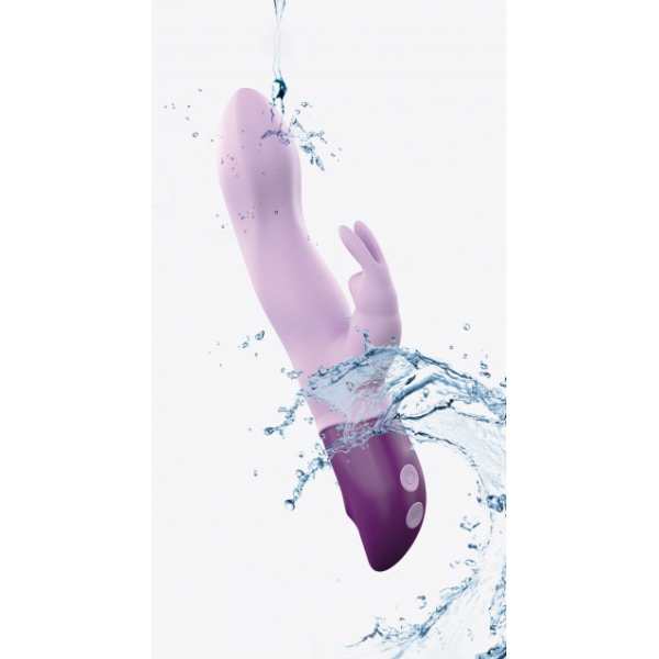 Vibro HELLO RABBIT 24 x 4cm Morado