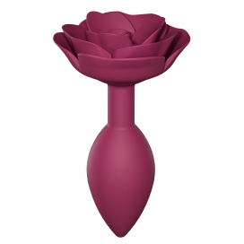 Love to Love Plug anal Bijou OPEN ROSES M 8 x 3.3cm Rose