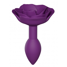 Love to Love Bijou Open Roses Anal Plug S 8 x 2,9cm Púrpura