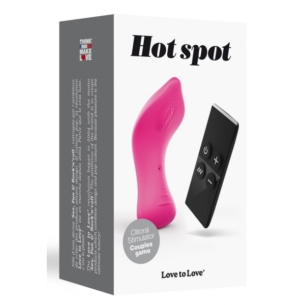 Estimulador de clítoris rosa Hot Spot