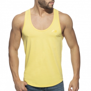 Addicted U-NECK Tank Top Yellow