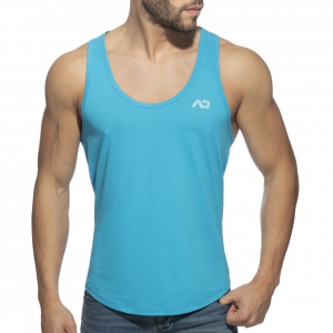 Addicted U-NECK Turquoise Tank Top