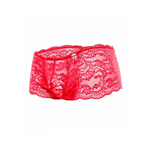 Boxer sexy in pizzo LACE MoB Red