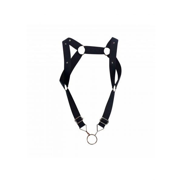 DNGEON Straigh Back Harness Black