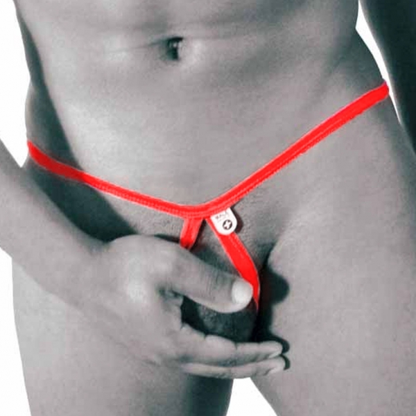 Mini tanga TEAR DROP Rojo