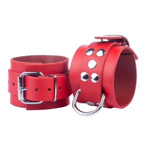 The Red Manette in pelle ultra rossa