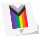 Ephemeral tattoo PRIDE FLAG 10 x 10cm