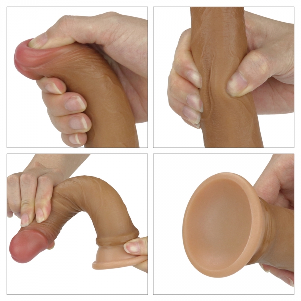 Dildo Direito Natureza 16 x 3,5cm Latino