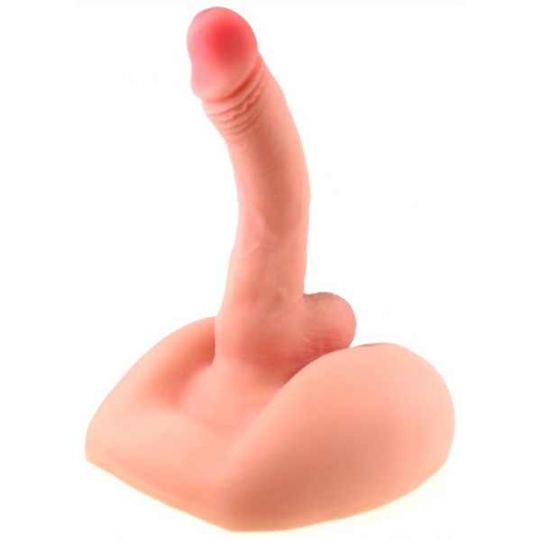 Realistische CockAss jointed penis 16 x 4.3cm