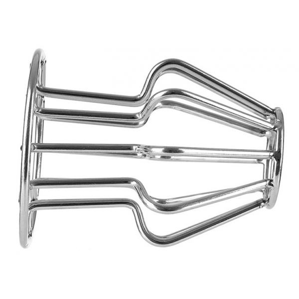 Hollow Flat Head Stainless Steel Anal Plug M