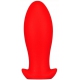 Silicone plug Saurus Egg S 10 x 4.5cm Red