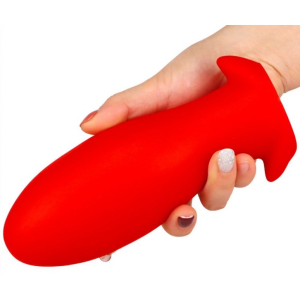 Tampão de silicone Ovo de Saurus M 12 x 5,3 cm Vermelho