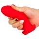 Plug Silicone Saurus Egg M 12 x 5.3cm Rouge