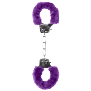 Ouch! Pleasure Furry Purple Handcuffs